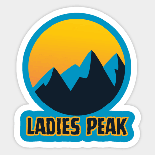 Ladies Peak Sticker